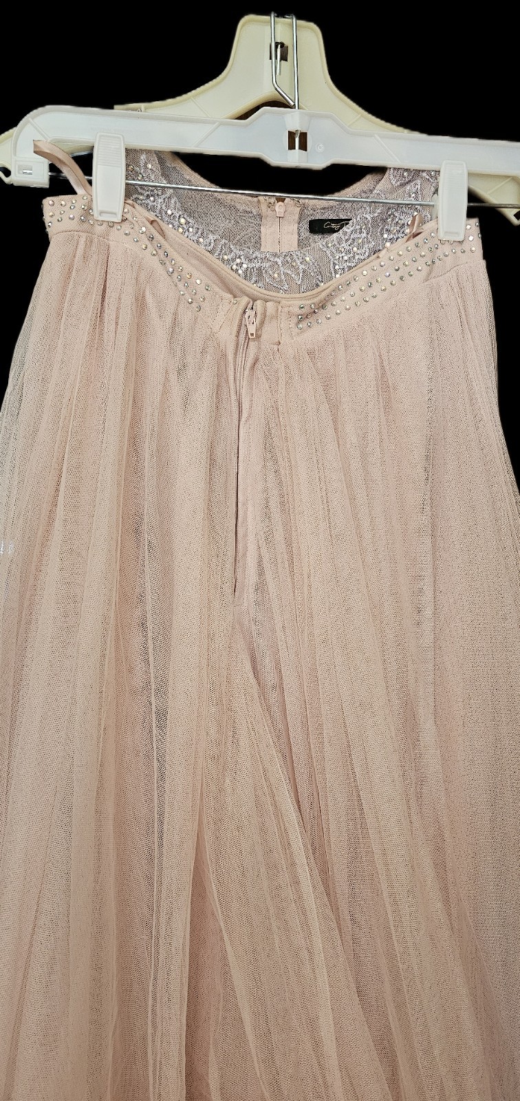 City Triangles Pink Sequin Two Piece Prom Dress S… - image 4