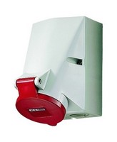 Mennekes Cee-Steckdose 5P 32A 6H 400V (50+60Hz) Rot IP44 Aufputz...