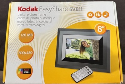Kodak EasyShare SV811 8'' Digital Photo Frame Plays Photos, Video & Music