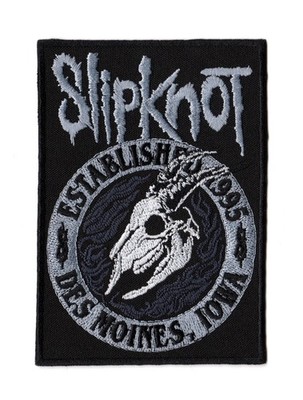 Slipknot Established 1995 Des Moines Iowa Patch Goat American Metal Band Logo