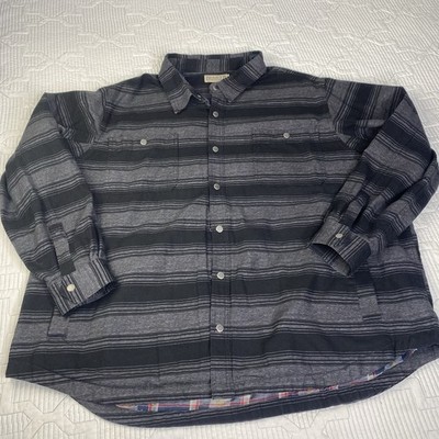 Duluth Trading Jacket Shacket Mens Sz 4XL Fire Hose Flannel Lined Limber Jac