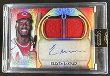 2025 Topps Dynasty Elly De La Cruz Auto Autograph Dual Jersey #/5 Reds