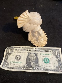 Vintage Hand Carved Block Meerschaum Smoking Pipe Turkish Bearded Sultan