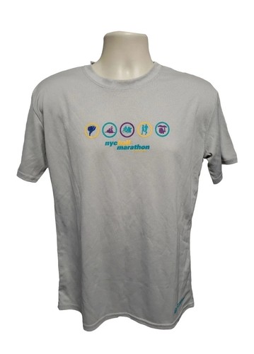 2009 NYRR NYC Half Marathon Adult Large Gray Jersey
