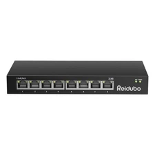 Ethernet Switch Unmanaged, 8 Port 2.5gb Switch, 60Gbps Switching Capacity, Id...