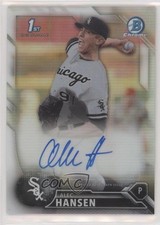2016 Bowman Draft Chrome Pick Refractor 46/499 Alec Hansen #CDA-AH Auto 3ir