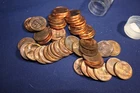 Lincoln Wheat Ear Cent Roll of 50 Uncirculated 1940's and 1950's
