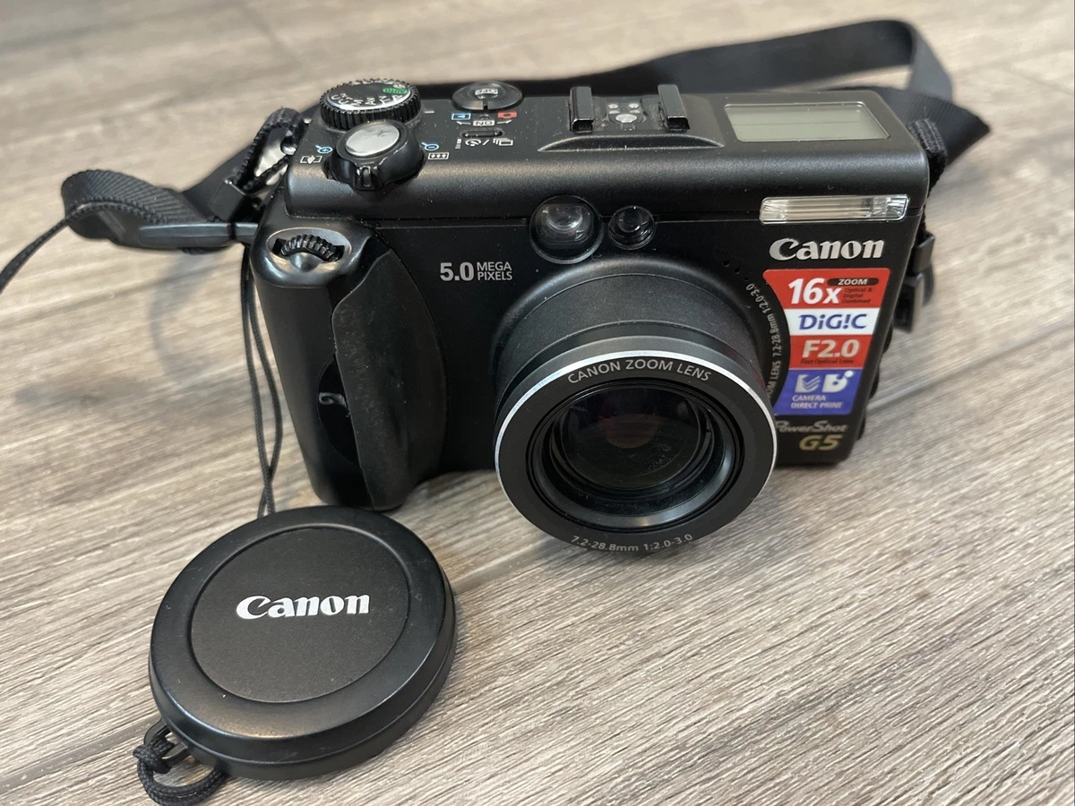 Canon PowerShot G5 3-9.9x Digital Cameras for sale | eBay