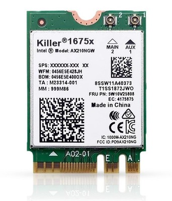 HighZer0 Electronics AX1675x Killer Series Upgraded WiFi 6E Adapter | Gaming