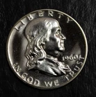 1960 Franklin Half Dollar Gem Silver Proof 90% Silver     Lot 5090
