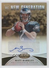2013 Certified New Generation Mirror Gold Signatures 5/10 Matt Barkley Auto nd3