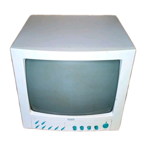 Exxis Video 11" Monitor EO412Q 1999 Power And Tested Works Rare Find