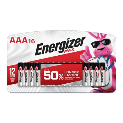 Energizer MAX AAA Batteries 16/24/48pk - Alkaline Battery: Household Power
