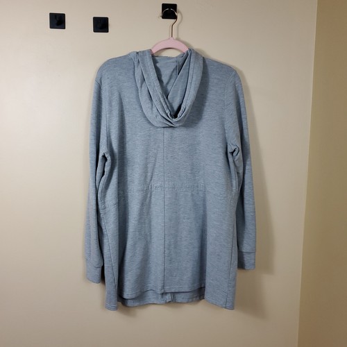 Torrid Gray Full Zip Sweatshirt with Hood Size 0 - Bild 7 von 10