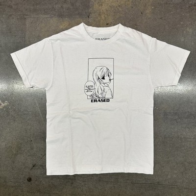 Erased Project Anime Box Logo Patience Is A Virtue Graphic T Shirt M Skate