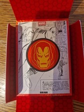 Panini Marvel Anthology 2025 Iron Man Badge Memorabilia Card