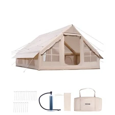 VEVOR Inflatable Tents for Camping; 5-8 Person Easy Setup Blow up Tent with Hand