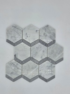 Industry Tile Natural Stone Waterjet Mosaic ( 5 pc per case) 812-1222