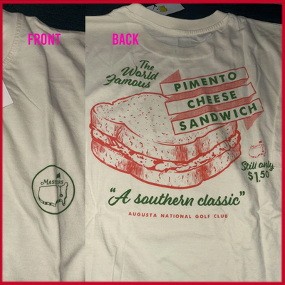 Vintage 2026 Masters New Pimento Cheese Sandwich Cotton Unisex T