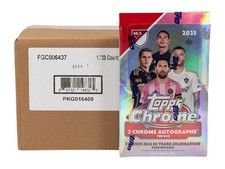 2025 TOPPS MLS MAJOR LEAGUE SOCCER CHROME HOBBY 12-BOX CASE