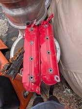 Pair GM OEM LS VALVE COVERS USED 12561822 12561823 W/ Bolts Chevelle Camaro SS