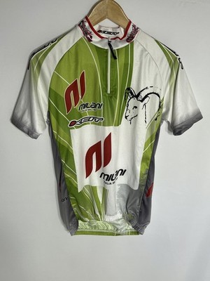 Keit Milani Radtrikot | Herren | Grün/Weiß | Large | Selten