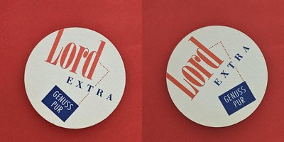 Lord Extra Delight Pure Brewery Beer Mat Beer