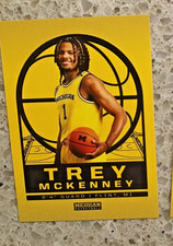 2025-26 Valiant Michigan Basketball Trey McKenney MAIZE parallel FREE Shipping