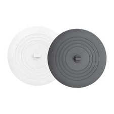 Tub Stopper 2PCS,Bathtub Drain Stopper,6 inches Bathtub Tub Drain Grey/White