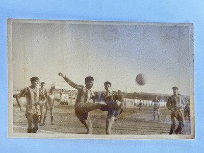 ORIGINAL PHOTO TEAMS AURORA-JELLYFISH 1940s/50s istria fvg historical football