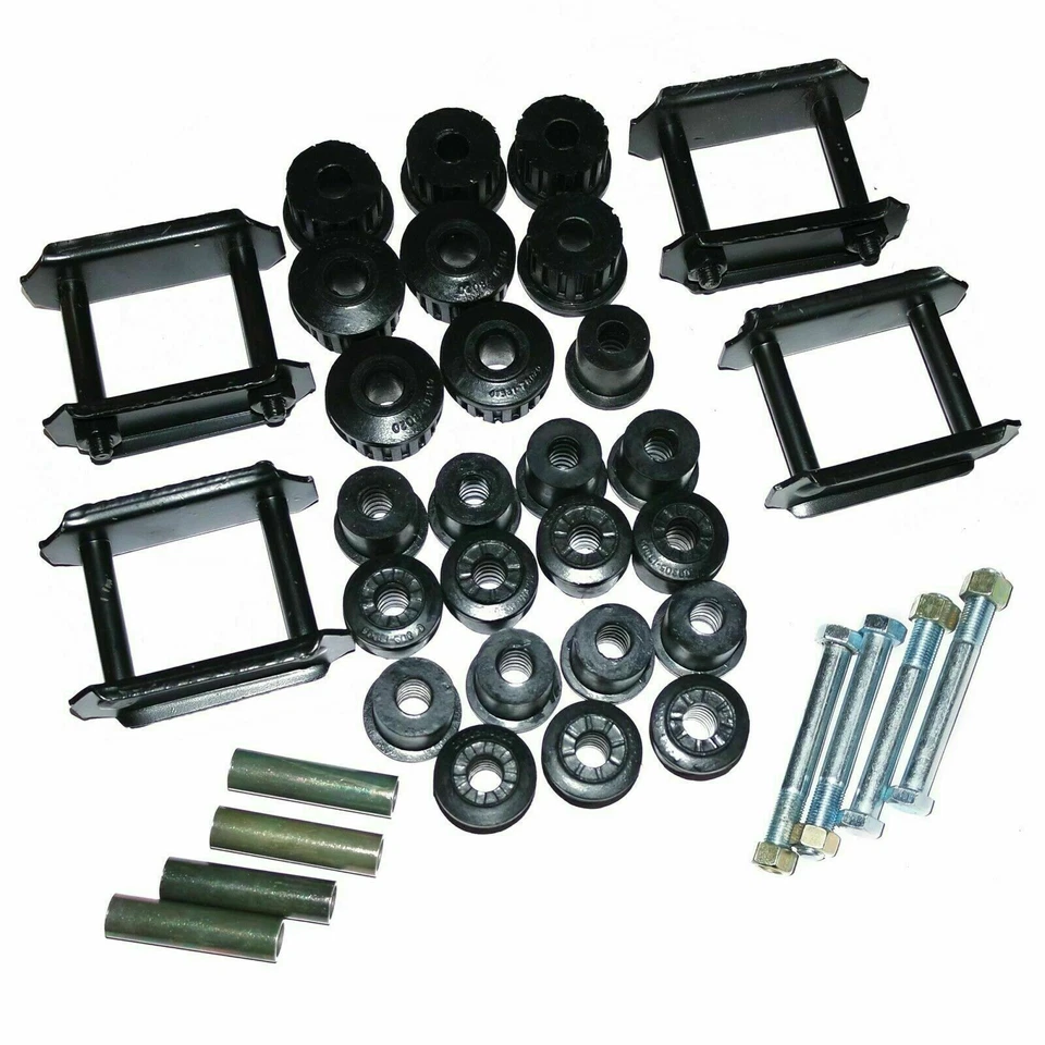 Kit espaciador de perno y grillete gitano Suzuki Gypsy Spring Bush SJ413 SJ4 Foto 4 de 4