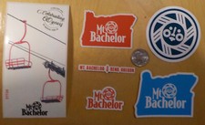 6 Diff Mt Bachelor Skigebiet Aufkleber - Radfahren Snowboard Oregon