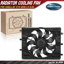 Single Radiator Fan Assembly with Standard Duty Cooling for Cadillac XT4 2019