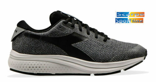 Scarpe Da Corsa Diadora Mythos Blushield 8 Vortice Donna – Grigio – Tomaia In Mesh, Intersuola EVA, Suola Flexoft E Duratech 5000 – Drop 10 Mm