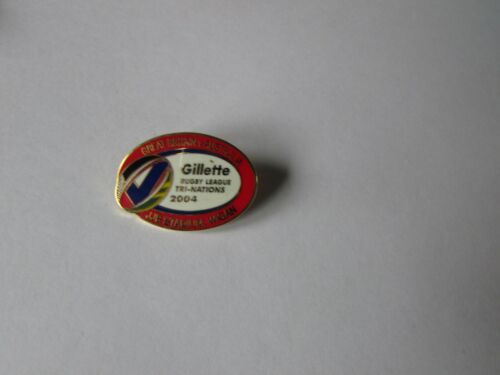 Great Britain v Australia 2004 Gillette Rugby League Tri Nations Wigan Pin Badge - 第 1/3 張圖片