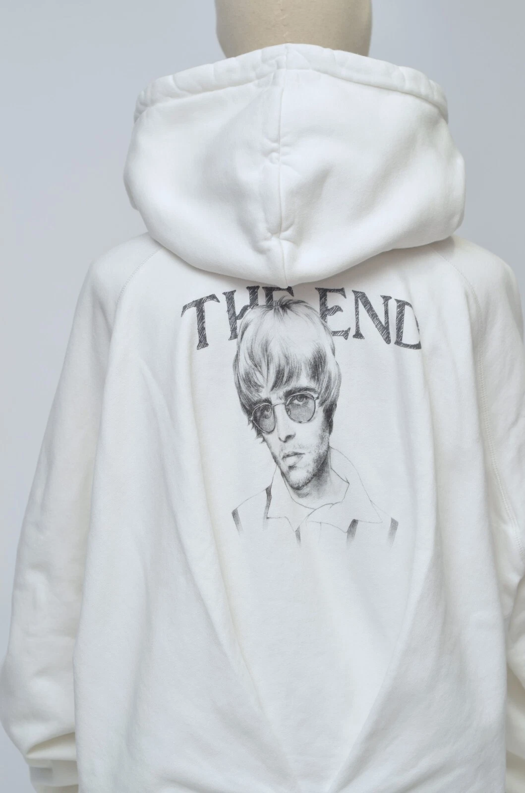 OFF WHITE Felpa con cappuccio OFF WHITE Virgil Abloh Till Death Liam Gallagher The End L MadeinPortugal