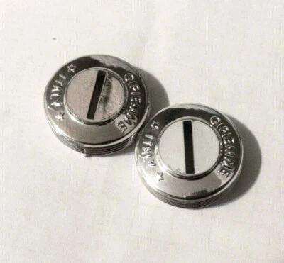 2x TAPPI PARAPOLVERE GUARNITURA PEDIVELLE GIPIEMME NOS DUST COVER CRANKSET NUOVI