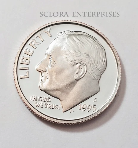 1995 S ROOSEVELT *90% SILVER PROOF* DIME **FREE SHIPPING**