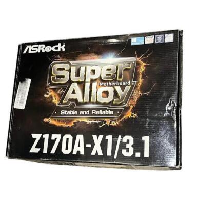 ASROCK SUPER ALLOY MOTHERBOARD Z170A-X1/3.1 *READ*