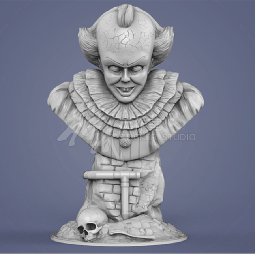 IT Pennywise 3D Printing Unpainted Figure Model GK Blank Kit New Hot Toy Stock - Picture 1 of 9