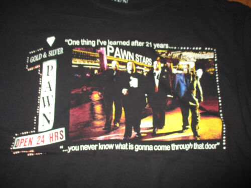 PAWN STARS World's Famous GOLD & SILVER PAWN SHOP Open 24 Hours (XL) T-Shirt - Picture 1 of 2