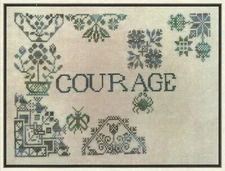 QUAKER PATRIOTIC COURAGE Counted Cross Stitch Pattern from ByGone Stitches