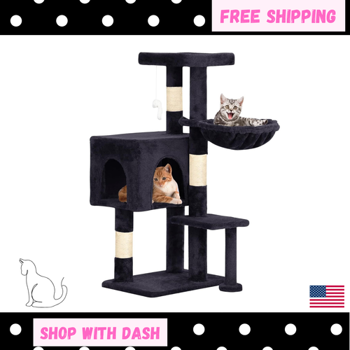 Cat Tree 36 inch Tall Scratching PostsToy Activity Centre Cat Tower Cat Condo