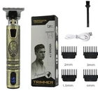 Men's Grooming Rechargable Beard Trimmer With Attachments And Charging Cord