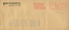 1941 Repass Automobile Company Electric Vehicles Waterloo IA Envelope Car Auto