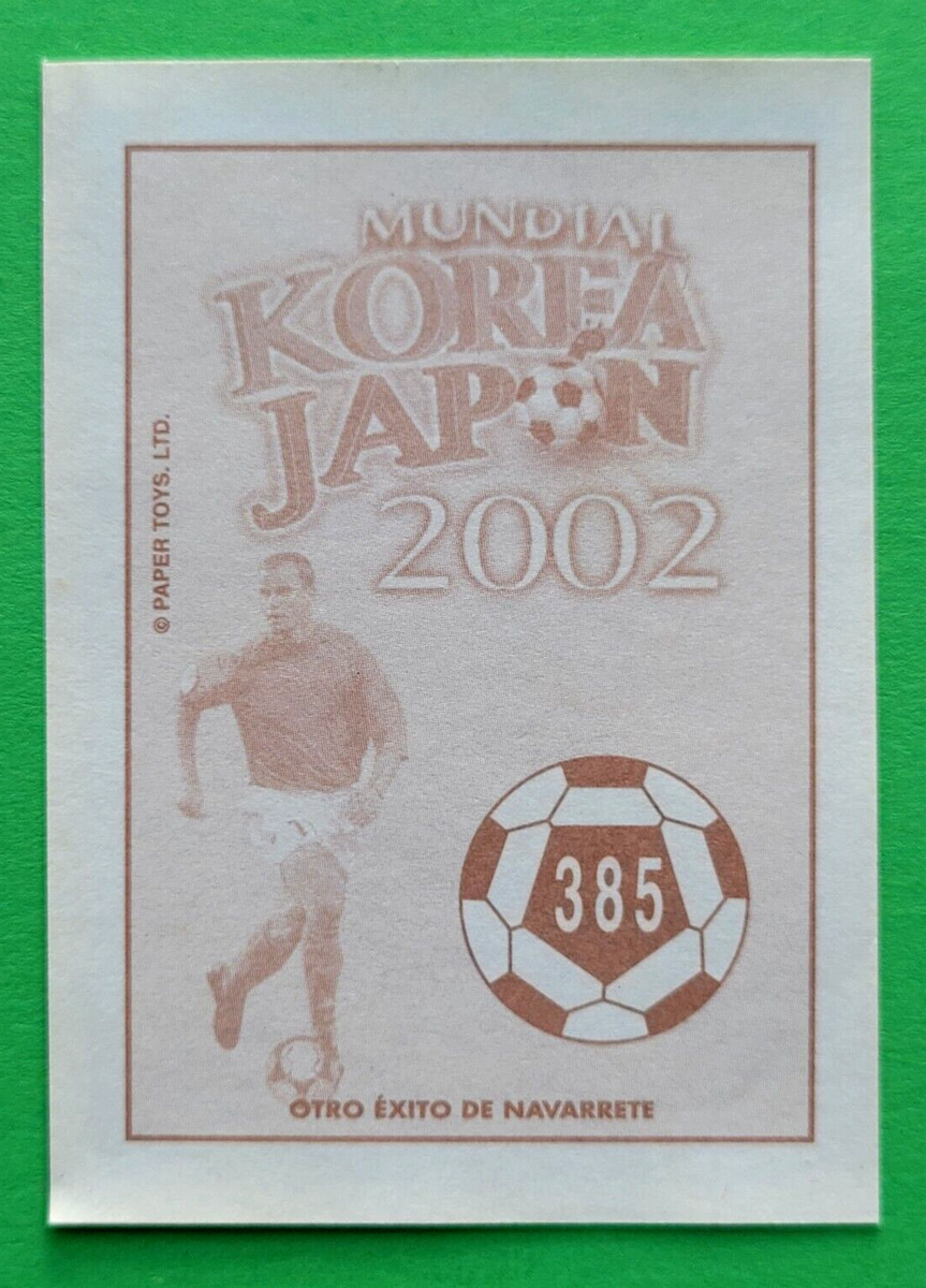 2002 Navarrete Korea Japan World Cup FIFA Face STICKER #385 HAKAN