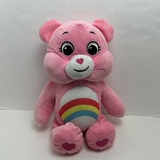Care Bears Cheer Bear Unlock the Magic Rainbow Pink Soft Plush 12" 2022