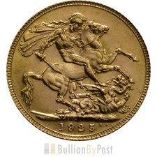 1925 Gold Sovereign - King George V - London