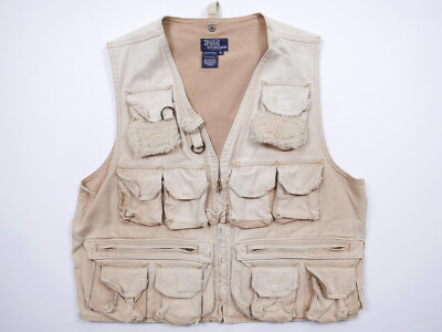 Polo Ralph Lauren Vest Jacket Fishing Utility Cargo Polo Ralph Lauren Vest Jacket Fishing Utility Cargo