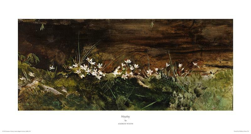 May Day, 1960 by Andrew Wyeth Art Print 28x15 Chadds Ford